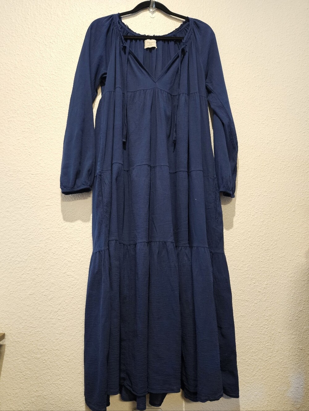 9 Seed Resort Tiered Gauzy Maxi Dress Swim Cover Up Size M/L